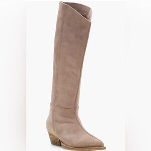 Free People Sway Low Slouch Boots - Rose Quartz Size 6.5 US/ 37 EU